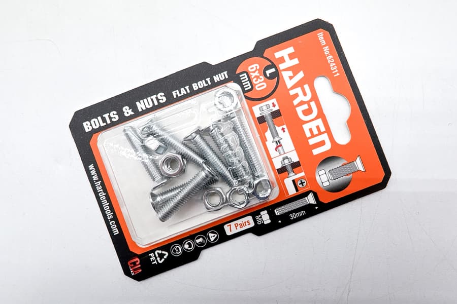5 Packungen Flachschrauben Set Harden 624311